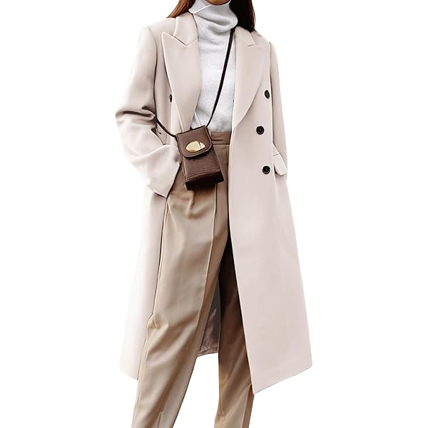 Wool Coat for Women 2025 Trendy Winter Long Overcoat Fashion